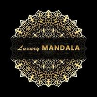 Luxury Mandala Gold Ornament vector