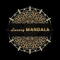 Luxury Mandala Gold Ornament vector