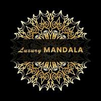 Luxury Mandala Gold Ornament vector