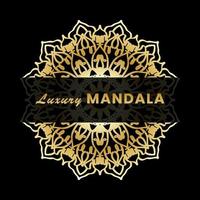 Luxury Mandala Gold Ornament vector