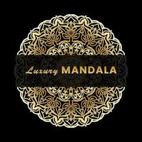 Luxury Mandala Gold Ornament vector