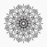 Hand drawn mandala. decoration in ethnic oriental  doodle ornament vector