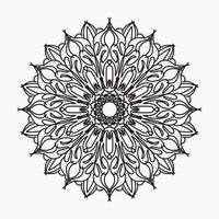 Hand drawn mandala. decoration in ethnic oriental  doodle ornament vector