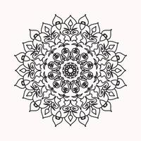 Hand drawn mandala. decoration in ethnic oriental  doodle ornament vector