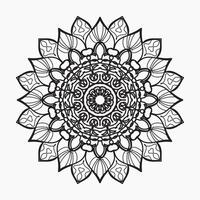 Hand drawn mandala. decoration in ethnic oriental  doodle ornament vector