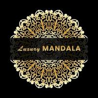 Luxury Mandala Gold Ornament vector