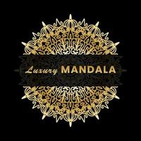 Luxury Mandala Gold Ornament vector