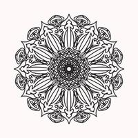 Hand drawn mandala. decoration in ethnic oriental  doodle ornament vector