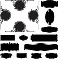 Banners and Frames, Different kind of frames vector