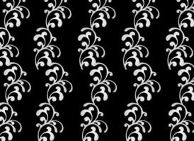 Squiggly Pattern On Black vector