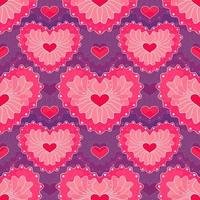Valentines Day background. Heart pattern, vector seamless background. Vector romantic background. can be used for celebrations, wedding invitation, mothers day and valentines day.