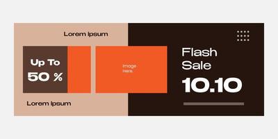 Super sale 10.10 creative banner template, suitable for marketing tool and content media social vector