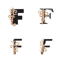 Creative Letter F Logo design vector template Symbol Logotype.