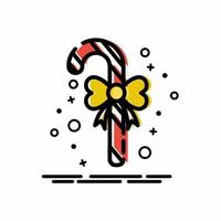 Candy Cane Icon MBE Style vector