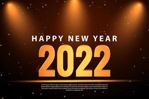 happy new year 2022 background vector