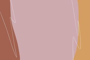 Stylish templates with organic abstract shapes and line in nude colors. Pastel background in minimalist style. Contemporary vector Illustration