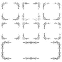 Text Devider Decorative Baroque Victorian Style vector