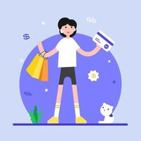 Shopping Discount  and Sale vector