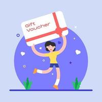 Gift Card and voucher vector
