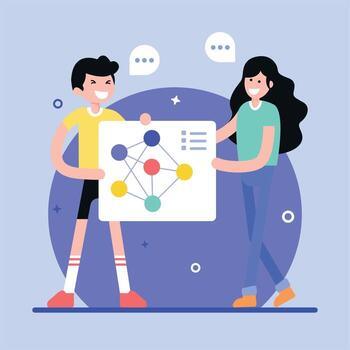 Neural Digital Network vector