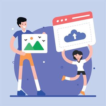 Cloud  Uploading Data vector