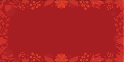 Christmas  Floral Background vector