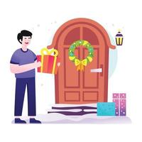 Christmas Gift Box vector