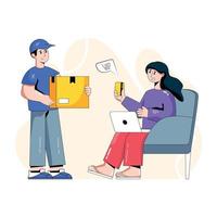 Home Delivery service vector