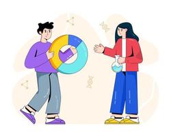 Data Science and lab vector