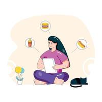 Order Meal and Food vector