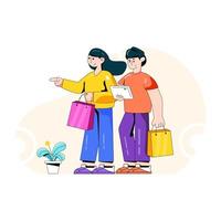 Shopping and Commerce vector