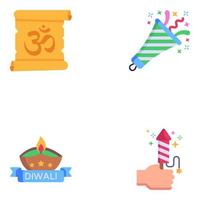 Set of Festival Celebration vector