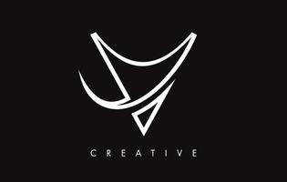 V Letter Design Logo. Letter V Icon Logo with Modern Swoosh vector