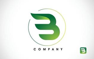 b logo. vector de diseño de icono de letra b