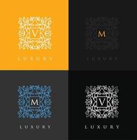 Luxury Logo Letters vector