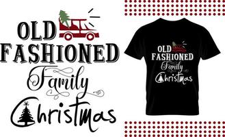Farmhouse christmas. Old fashioned family christmas design sign printable vector