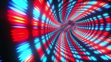 Speed up digital light vortex rotation video