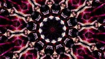 Neon Light flicker kaleidoscope Wave Symmetrical Motion video