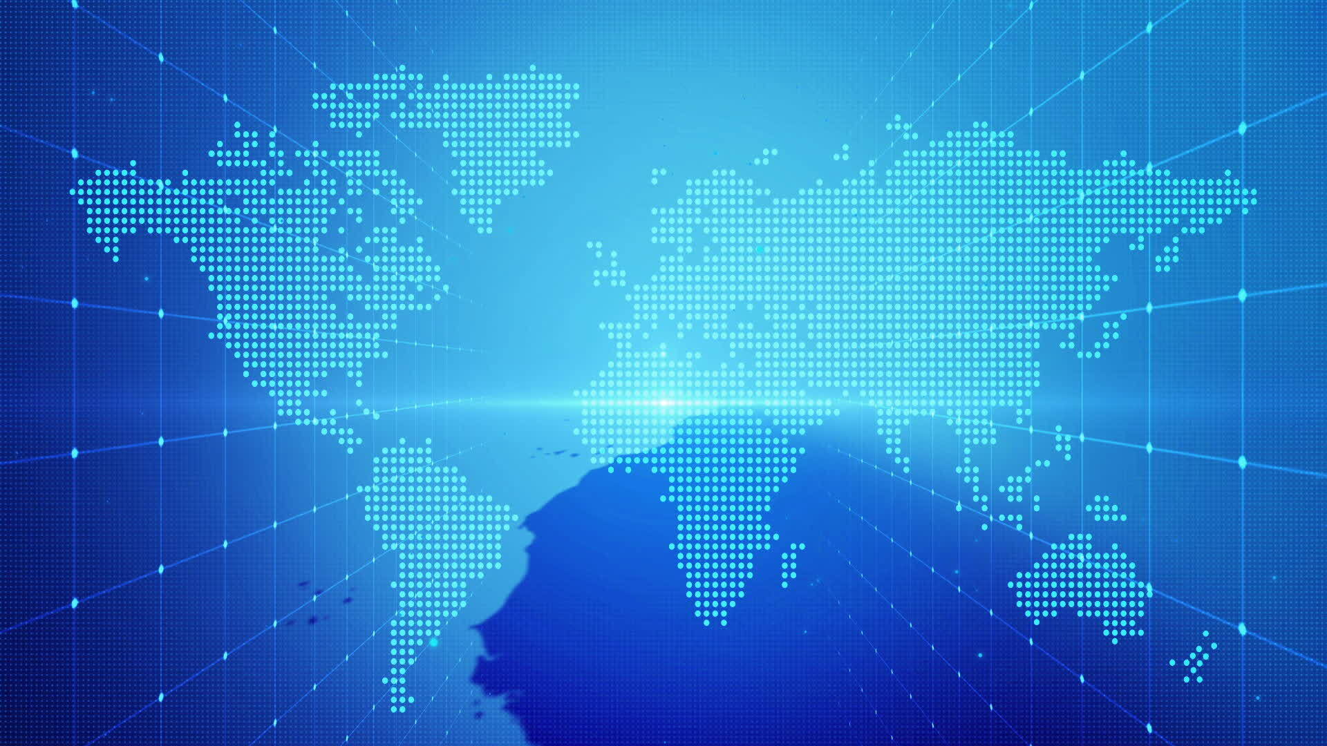 Digital Business News Grid Blue Background Stock Video At Vecteezy