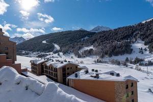 Houses in the town of Bordes d en Valira in Canillo, Andorra photo