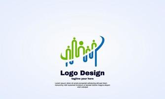 vector costumer service logo template people communication