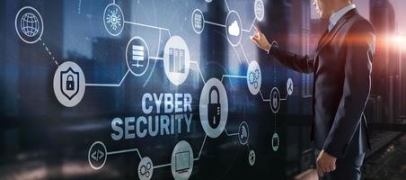 Cyber Security Data Protection concept. Privacy Internet Technology photo