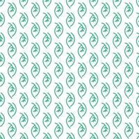 seamless leaf pattern vector background leaf line art design