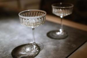 wedding glasses for wine and champagne photo