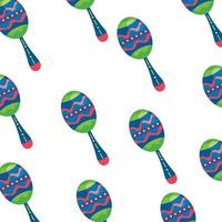 background of maracas musical instruments vector