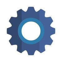 gear pinion machine isolated icon vector