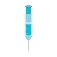 injection syringe medical isolated icon vector
