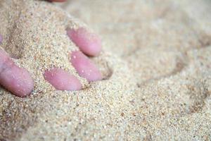Sand texture. Sandy beach for background photo