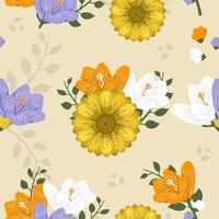 Floral Seamless Pattern vector