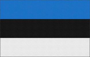 Illustration of the national flag of Estonia photo